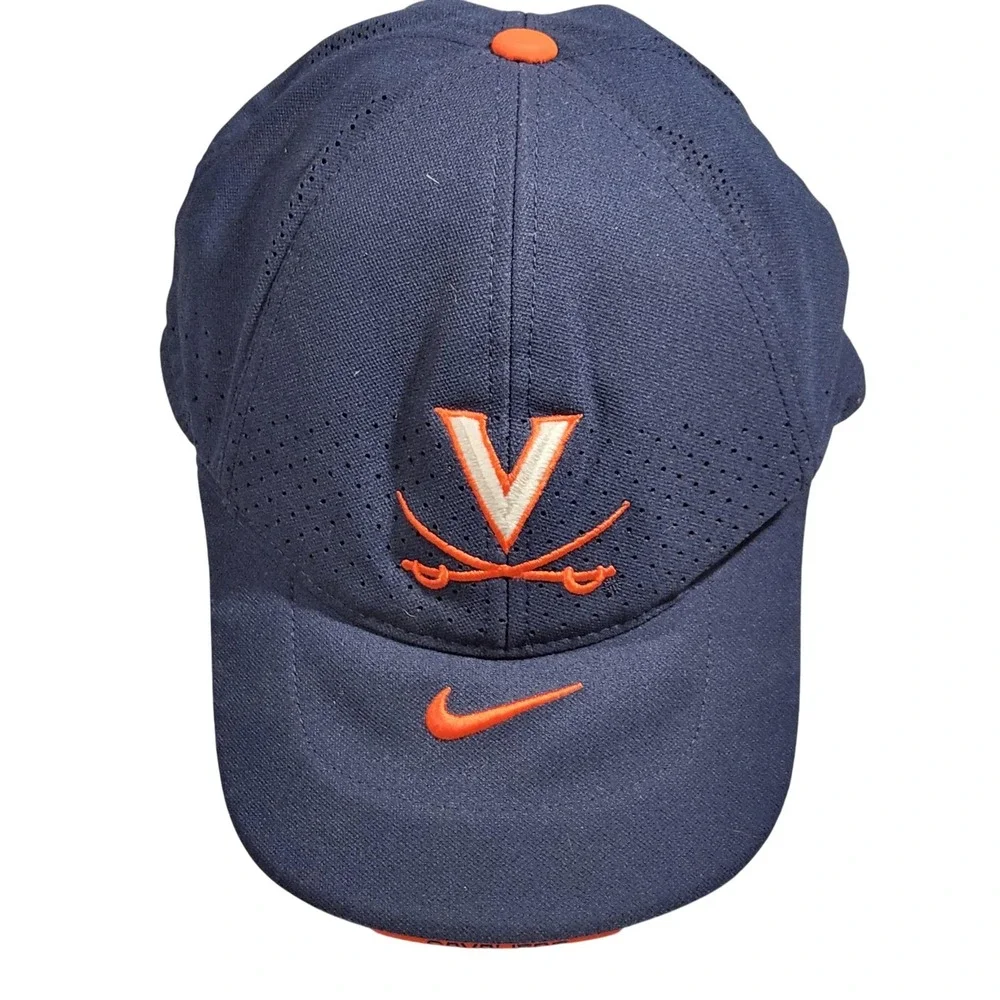 Virginia Cavaliers Hat Cap Strap Back Mens One Size NCAA‎ Dri-FIT Legacy91 Nike